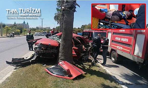 Kaza yapan otel çalışanından acı haber!