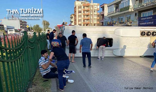Otel personel servisi kaza yaptı! Çok sayıda yaralı var