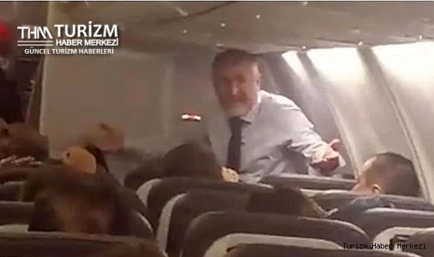 THY uçağında Bakan Nebati ile yolcular arasında tartışma!