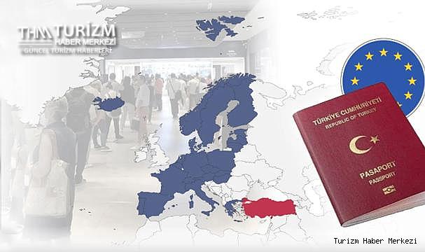 Türkler Avrupa'ya gitmek için sıraya girdi! Schengen'e rekor başvuru