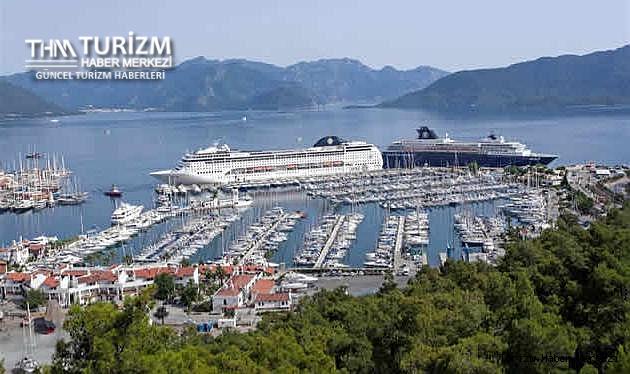 Marmaris kruvaziyer turizminde vites büyüttü!