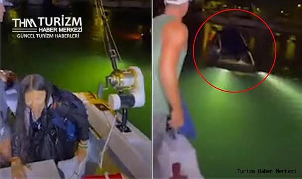 Navigasyona güvenen turist aracıyla birlikte denize uçtu!
