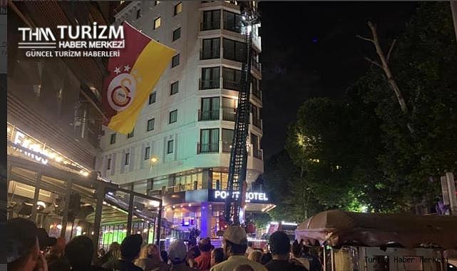 Point Hotel Taksim'de feci olay!