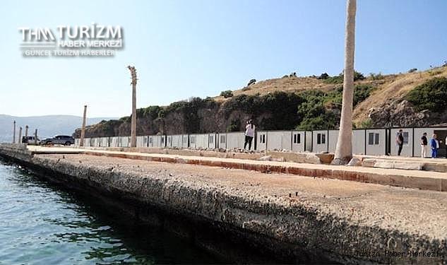 5 yıldızlı otel personel lojmanı olarak kullanmak için sahile 22 konteyner koydu!