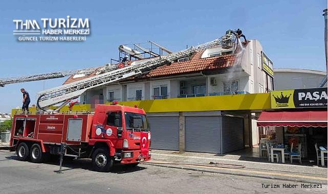 Otel personel lojmanında 1 yılda ikinci yangın! Otel personeli mahsur kaldı