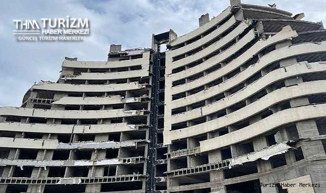 27 milyon Euro yatırımdan sonra harabeye dönen 5 yıldızlı otel yıkıldı!