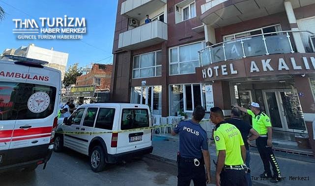Otelde çalışan işçi beşinci kattan düştü!