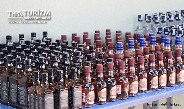 Otellere verilmek üzere hazırlanmış binlerce litre sahte içki ele geçirildi!
