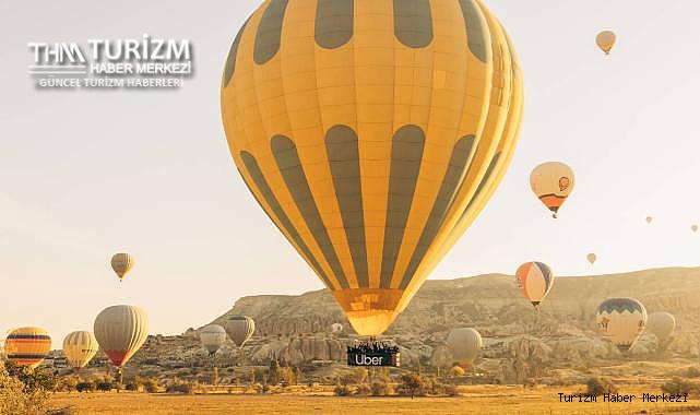 Uber Kapadokya'da balon işine girdi! Rezervasyon almaya başladı
