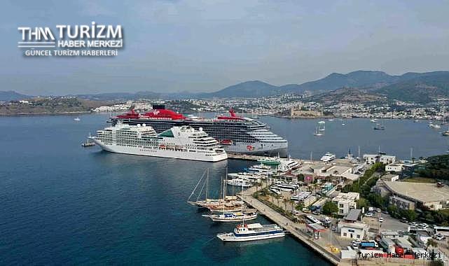 Bodrum'un kruvaziyer turizmi karnesi belli oldu! İşte gelen gemi ve turist sayısı