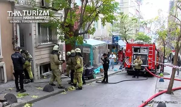 Apart otelde yangın!