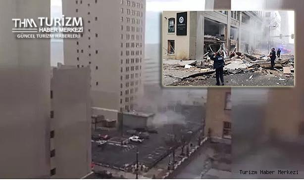 20 katlı otelde patlama! Ortalık savaş alanına döndü