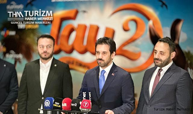 Bakan Yardımcısı Batuhan Mumcu'dan Tay 2: Ebabil Takımı filminin galasında dikkat çeken Filistin mesajı