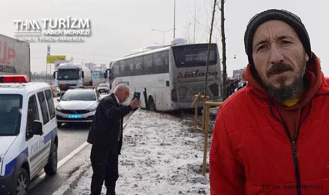 Ehliyetsiz şoförün kullandığı Lider Adana Seyahat otobüsü kaza yaptı!