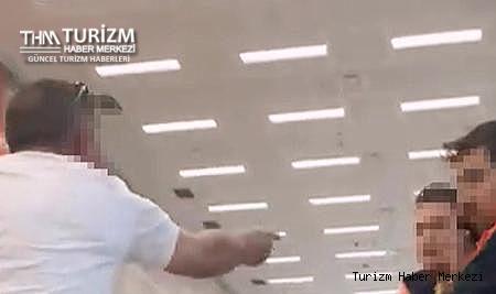 Sabiha Gökçen Havalimanı'nda görevli personel ile yolcular birbirine girdi!