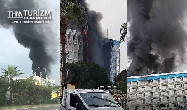 Antalya'daki 5 yıldızlı otelde büyük yangın!