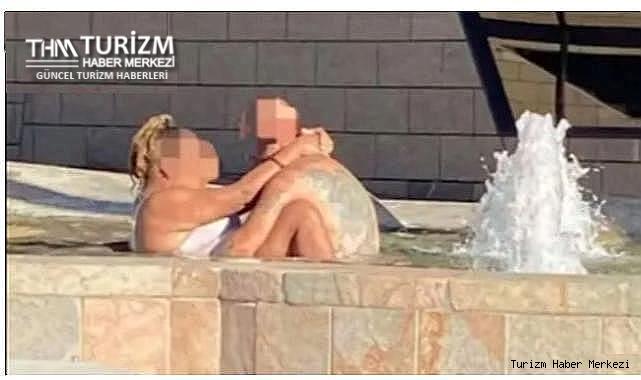 Otel havuzunda akıl almaz olay! Güpegündüz herkesin içinde cinsel ilişkiye girdiler