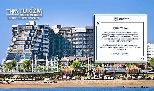 Limak Lara Otel'deki rezalete Kültür ve Turizm Bakanlığı el koydu! Gereken yapılacak