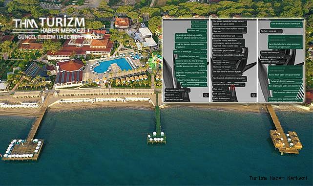 Crystal Flora Beach Resort isimli otelde taciz skandalı!