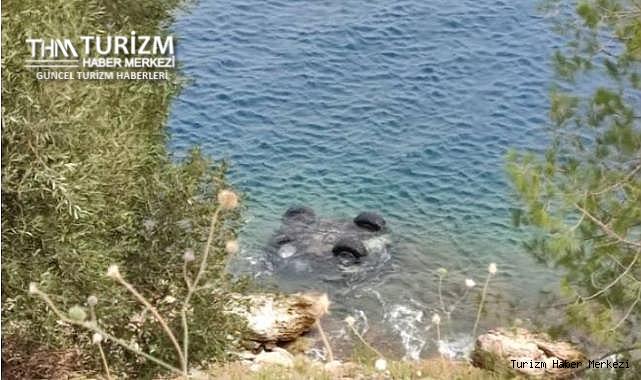 Marmaris'te ATV faciası! Uçurumdan denize uçtu