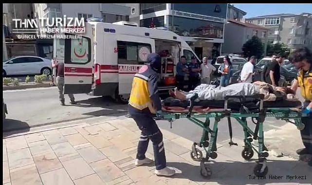Suriyeli kadın kaldığı otelin kapısında doğum yaptı!