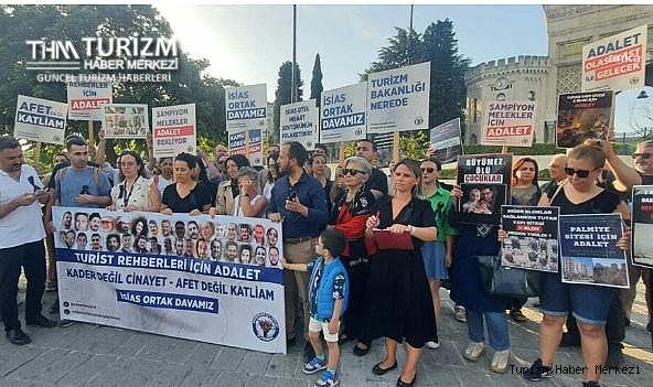 İsias Otel'de hayatını kaybeden turist rehberleri için adalet istediler!