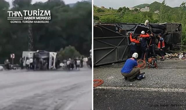 Katliam gibi yolcu otobüsü kazası! 2 ölü, 4'ü ağır 30 yaralı