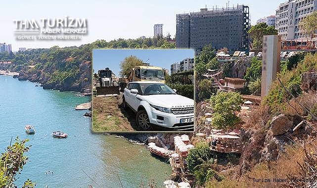 Ne hukuk tanıyorlar ne utanmaları var! Oteldeki kaçak yapıyı yıktırmamak için lüks ciple barikat kurdular