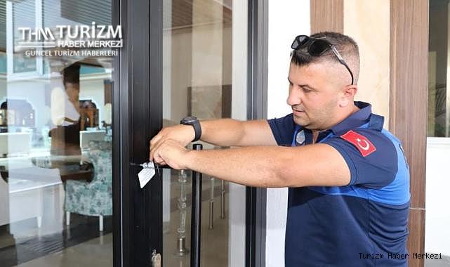 Ruhsatsız çalışan otel 72'nci kez mühürlendi!
