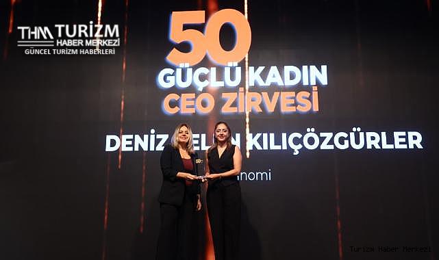 Gezinomi Genel Müdürü Deniz Selen Kılıçözgürler Türkiye'nin En Güçlü Kadın CEO'ları listesine girdi