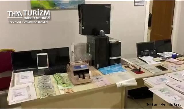 Seyahat acentasında büyük dolandırıcılık! Sahte kimlikler, para sayma makineleri...