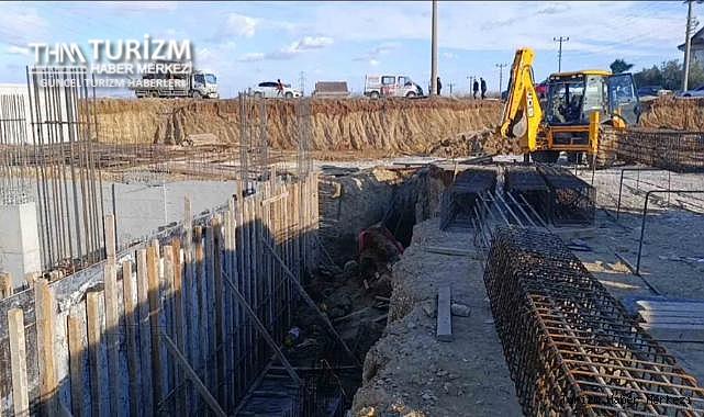 Antalya'daki otel inşaatında facia! Bir işçi çöken toprağın altında kaldı