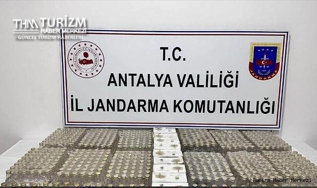 Antalya'daki otelde litrelerce kaçak içki ele geçirildi!