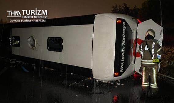 Facia gibi yolcu otobüsü kazası! Ölü ve yaralılar var