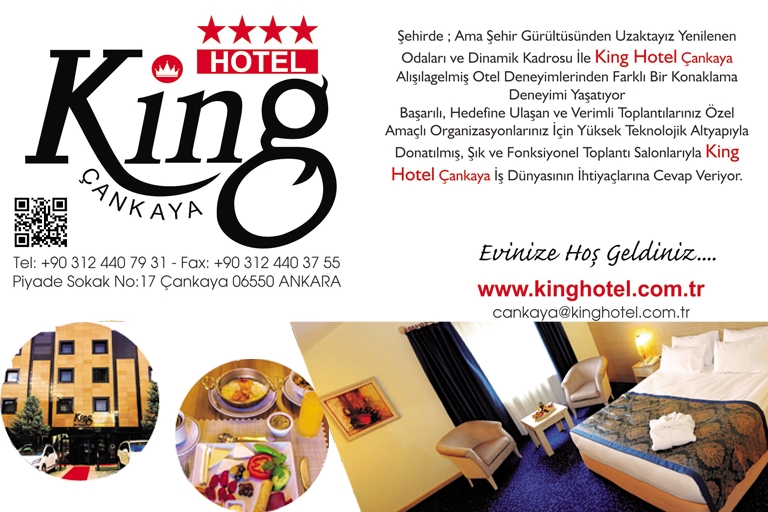 Şehir merkezinde sıcacık bir konaklama: King Hotel Çankaya