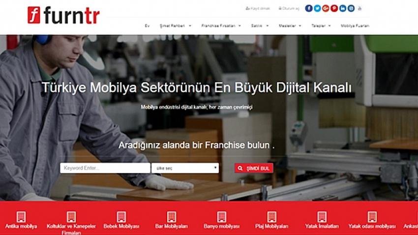 Mobilya sektörünün en büyük dijital kanalı Furntr yayında