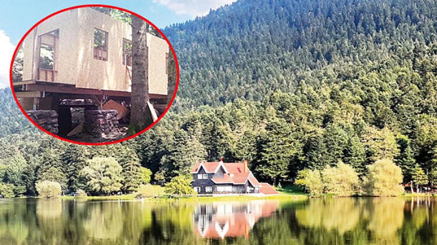 7 milyon TL harcandı! Gölcük Tabiat Parkı'ndaki bungalovlar sökülecek