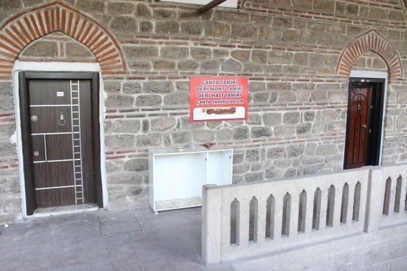 Tarihi handa şaşırtan görüntü! Her yer çelik kapı