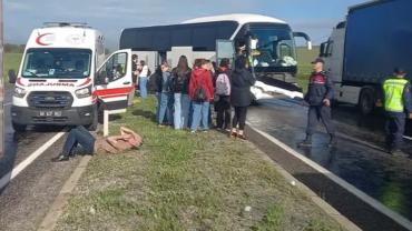 Tur otobüsü kazası: Can pazarı yaşandı