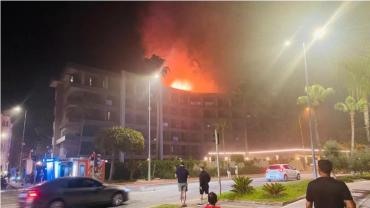 Alanya'da otel yangını!